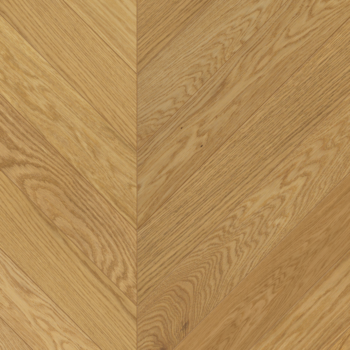 Natur Chevron Parkett i Eik