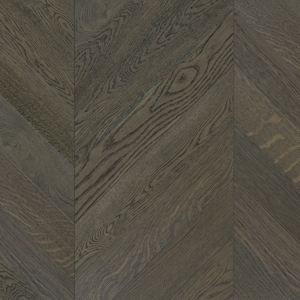 Lava Grey Stock Chevron Parkett i Eik