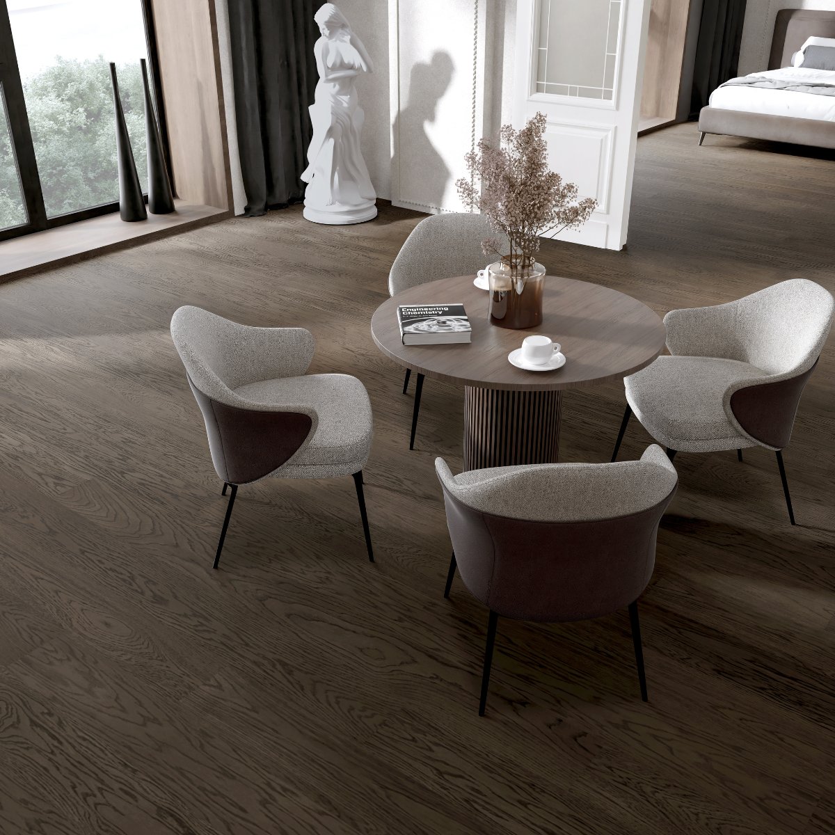 Lava Grey Nova Enstavs Parkett i Eik - Image 2